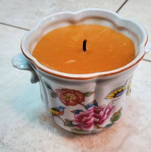 Like NEW Vintage Estee Lauder Chinoiserie Porcelain Candle Holder